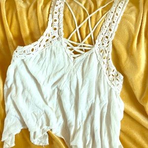 Free People Crotchet tank